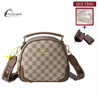 Thời Trang Đơn Giản Kẻ Sọc Túi Dung Tích Lớn Thường Ngày Phù Hợp V...