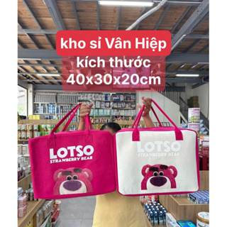 Túi Nỉ Vải dệt đựng đồ đa năng, Túi du lịch hoạt hình, Túi đựng mỹ...