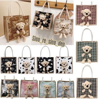 Túi Cói Hình Gấu Bông Siêu Tiện Dụng TÚI XINH...
