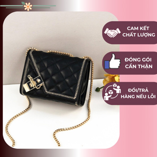 Túi xách nữ Túi đeo chéo Hàn Quốc 3 ngăn rộng dãi họa tiết sắc nét...