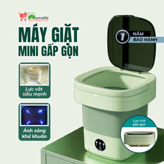 Máy Giặt Mini Gấp Gọn SUMI - Máy Giặt Tất, Đồ Lót, Đồ Cho Bé Khử K...