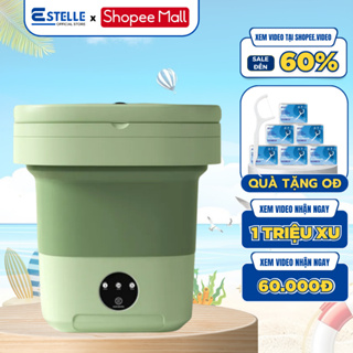 Máy Giặt Mini Gấp Gọn ESTELLE Giặt Đồ Trẻ Em Tất Vớ Đồ Lót Dung Tí...