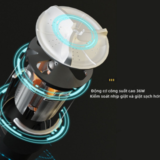 Máy Giặt Mini Gấp Gọn ESTELLE Giặt Đồ Trẻ Em Tất Vớ Đồ Lót Dung Tí...