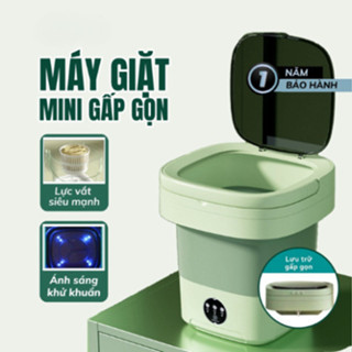 Máy Giặt Mini Gấp Gọn SUMI - Máy Giặt Tất, Đồ Lót, Đồ Cho Bé Khử K...