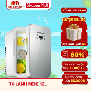Tủ Lạnh Mini Home Sweet 12L Màn Hình Chỉnh Nhiệt Độ Bảo Quản Mỹ Ph...