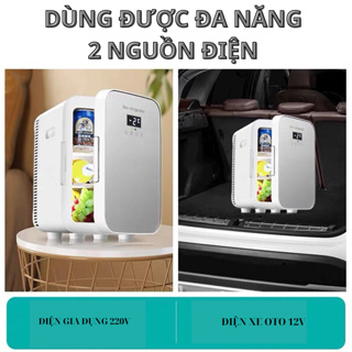 Tủ Lạnh Mini Home Sweet 12L Màn Hình Chỉnh Nhiệt Độ Bảo Quản Mỹ Ph...