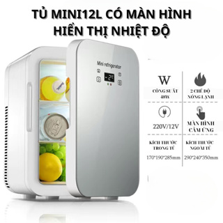 Tủ Lạnh Mini Home Sweet 12L Màn Hình Chỉnh Nhiệt Độ Bảo Quản Mỹ Ph...