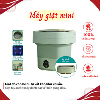 Máy Giặt Mini Gấp Gọn SUMI - Máy Giặt Tất, Đồ Lót, Đồ Cho Bé Khử K...