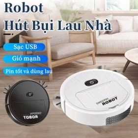 Robot Thông Minh Hút Bụi Lau Nhà, Máy Hút Bụi Tự Động Cao Cấp Tiện...