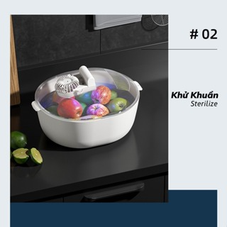 Máy rã đông thực phẩm khử khuẩn ngăn vi khuẩn 4 trong 1 cao cấp an...