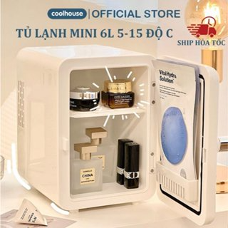 Tủ Lạnh Mini 6 Lít, Tủ Lạnh Đựng Mỹ Phẩm, Làm Lạnh Nhanh 5-15 Độ C... Tủ Lạnh Mini 6 Lít, Tủ Lạnh Đựng Mỹ Phẩm, Làm Lạnh Nhanh 5-15 Độ C...