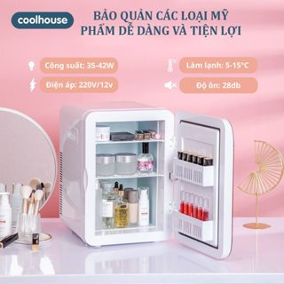 Tủ Lạnh Mini 6 Lít, Tủ Lạnh Đựng Mỹ Phẩm, Làm Lạnh Nhanh 5-15 Độ C... Tủ Lạnh Mini 6 Lít, Tủ Lạnh Đựng Mỹ Phẩm, Làm Lạnh Nhanh 5-15 Độ C...