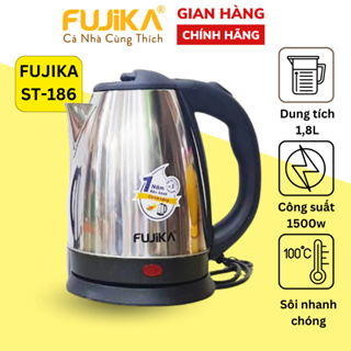 Ấm siêu tốc inox FUJIKA FJ-ST186 dung tích 1.8 lít công suất 1500W...