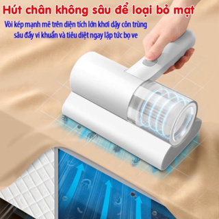 Máy Hút Bụi Mini Không Dây Có Tia UV Diệt Khuẩn - Máy Hút Bụi Giườ...