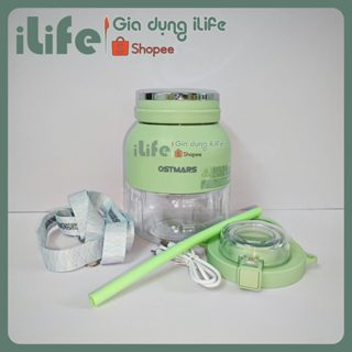Máy xay sinh tố cầm tay mini pin sạc đa năng Ostmars dung tích 0.5...