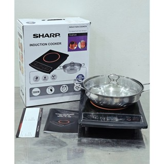 Bếp điện từ đơn Sharp PL1969 công suất 2000W tặng kèm nồi inox - B...
