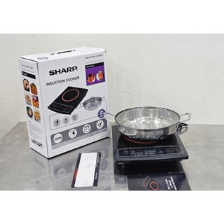 Bếp điện từ đơn Sharp PL1969 công suất 2000W tặng kèm nồi inox - B...