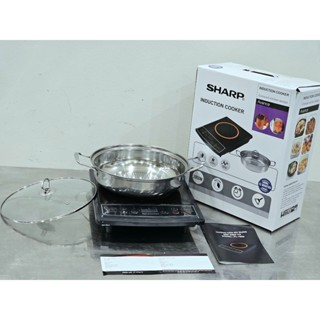 Bếp điện từ đơn Sharp PL1969 công suất 2000W tặng kèm nồi inox - B...