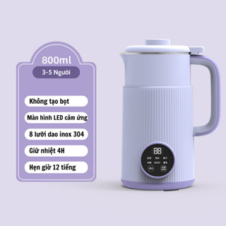 Máy làm sữa hạt mini METIS dung tích 0.8 lít xay nấu sữa đậu nành ...