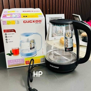 Ấm Siêu Tốc Thủy Tinh 2 Lít , Bình Đun Nươc Siêu Tốc Trong Suốt , ...