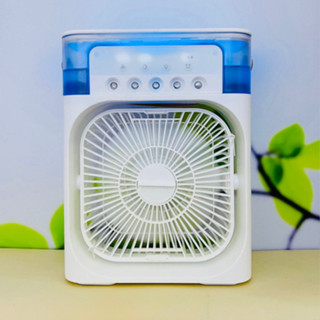 Quạt Phun Sương Tạo Ẩm Làm Mát Để Bàn, Quạt Hơi Nước Mini Điều Hòa...