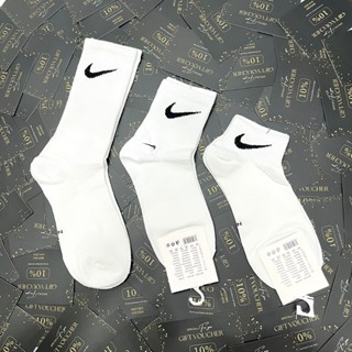 Tất nike cổ cao, lửng, thấp 2 màu trắng và đen, tất, vớ thể thao t...