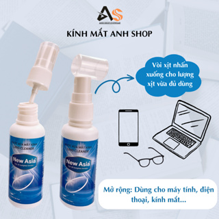 Nước lau kính dạng xịt chuyên dụng dành cho mắt kính, màn hình điệ...