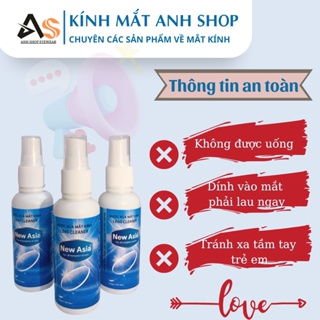 Nước lau kính dạng xịt chuyên dụng dành cho mắt kính, màn hình điệ...