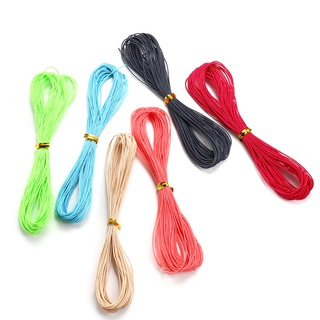 St.kunkka 10M 1mm Bông sáp nhiều màu Sợi dây bện Dây đeo tay Làm đ...