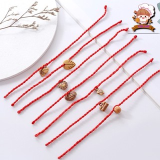 Vòng may mắn dễ thương nhỏ màu đỏ đỏ vòng đeo tay cho nam giới và ...