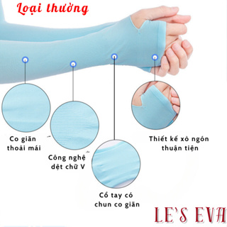 Găng tay bao tay chống nắng xỏ ngón Nam nữ chống tia UV, vớ tay du...