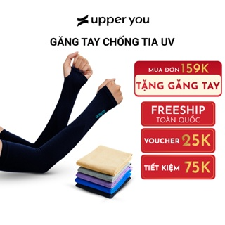 Găng Tay Chống Nắng Ống Tay Trơn UPPERYOU Nhiều Màu Chống Tia UV C...