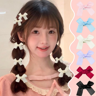 8 Cái / bộ Kẹp Tóc Ruy Băng Nơ Nhiều Màu Sắc - Phụ Kiện Tóc Satin ...