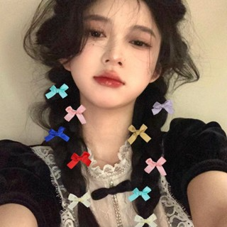 8 Cái / bộ Kẹp Tóc Ruy Băng Nơ Nhiều Màu Sắc - Phụ Kiện Tóc Satin ...