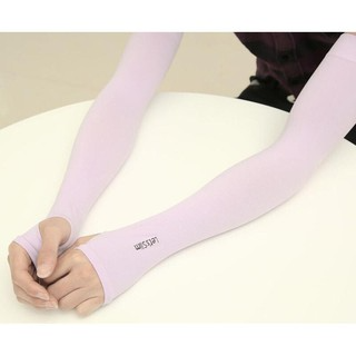 Găng Tay Chống Nắng xỏ ngón Aqua-X Hàn Quốc Chống Tia UV Lets slim...