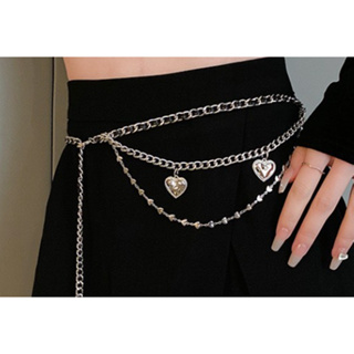 Đai váy - Belt xích đính đá thương hiệu cao cấp sang trọng Gumihoo...