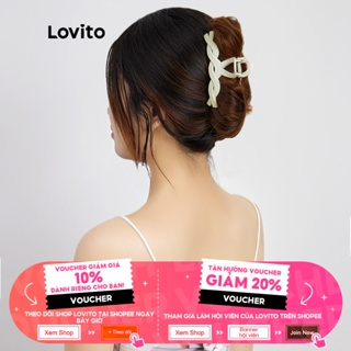 Kẹp tóc Lovito kiểu khoét rỗng màu kẹo trơn thanh lịch L17M357 (Mà...