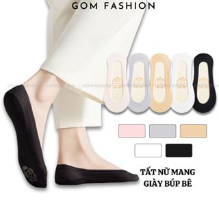Tất lười nữ có đệm cao su chống trượt GOMTAT, Vớ mang giày búp bê ...