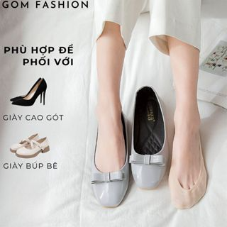 Tất lười nữ có đệm cao su chống trượt GOMTAT, Vớ mang giày búp bê ...