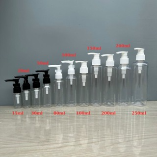Chai Nhựa Pet Vòi Nhấn 100ML/250ML Chiết Mỹ Phẩm (Dầu Gội, Sửa Tắm...