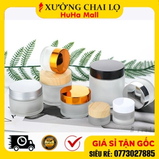 Hũ Hộp Chiết Mỹ Phẩm 5g, 10g, 15g, 20g, 30g, 50g Thủy Tinh Mờ BUÔN...