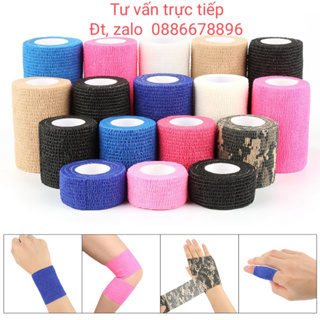 Băng keo thể thao, băng keo cao su su non 5cm x 4,5m loại 1 cam kế...