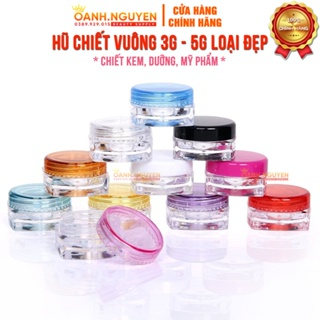 Hũ Chiết 3g, 5g (Loại Đẹp)/ Chiết Kem, Dưỡng, Mỹ Phẩm...