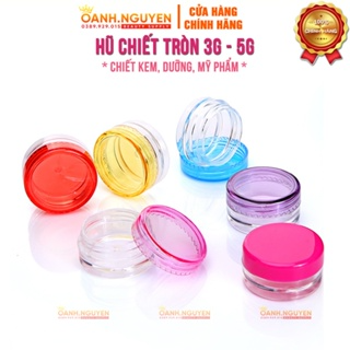 Hũ Chiết 3g, 5g (Loại Đẹp)/ Chiết Kem, Dưỡng, Mỹ Phẩm...
