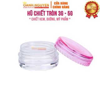 Hũ Chiết 3g, 5g (Loại Đẹp)/ Chiết Kem, Dưỡng, Mỹ Phẩm...