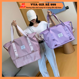 Túi xách du lịch cỡ lớn 2 tầng đa năng nam nữ đựng quần áo mỹ phẩm...