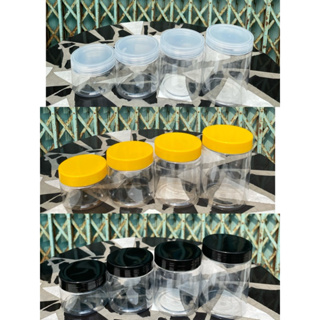 Hủ đựng kem body pet trong nắp màu fi67 (pet cao) 120g-200g-250g-3...