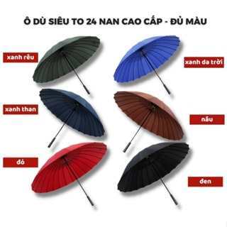 Ô che mưa Wameli 24 nan cán cứng kết cấu bền chặt chống tia UV tán...