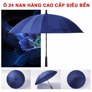 Ô che mưa Wameli 24 nan cán cứng kết cấu bền chặt chống tia UV tán...