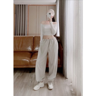 Quần dù dây rút PARACHUCHE ống rộng thể thao phong cách trẻ trung...